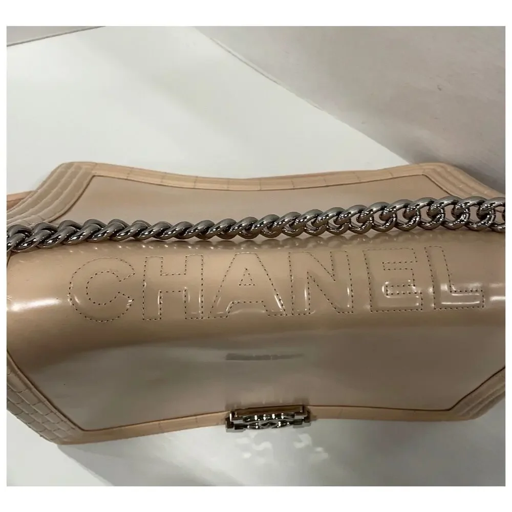 Chanel Reverso Boy Bag Pink Patent With COA And Dust bag - Picture 4 of 16